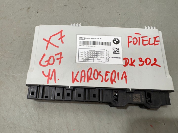 Istuinmoduuli 9877267 BMW 6 G32 F40 G20 G22 G30 F90 G08 F44 Alkuperäinen Eurooppa