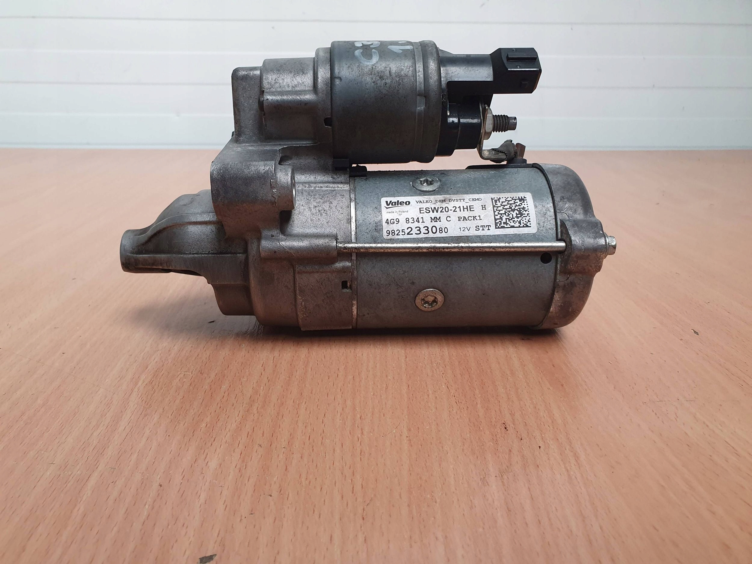 Starter 9825233080 4G9834117 Citroen C3 III 2019 1.5 BlueHDi