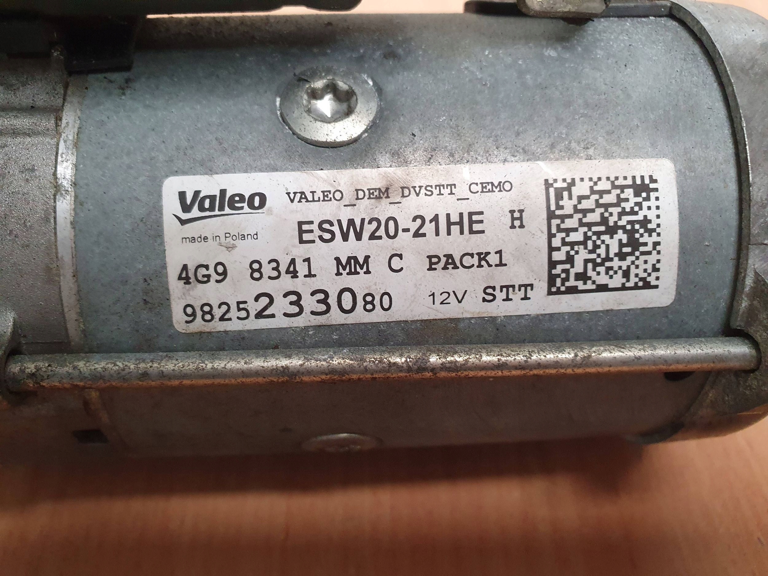 Starter 9825233080 4G9834117 Citroen C3 III 2019 1.5 BlueHDi image 3