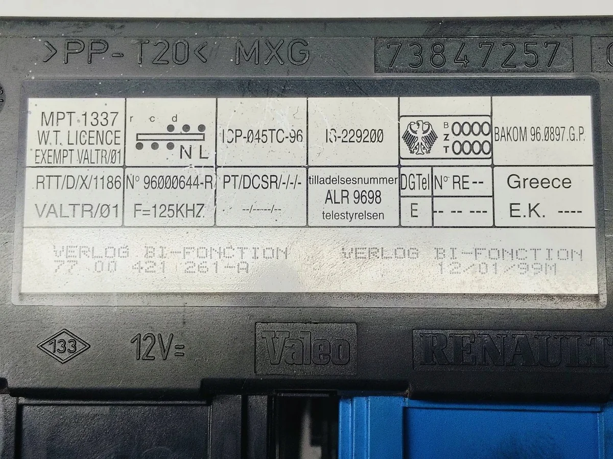 Sulakeboksimoduli Renault Laguna I 1.9 DTI image 4