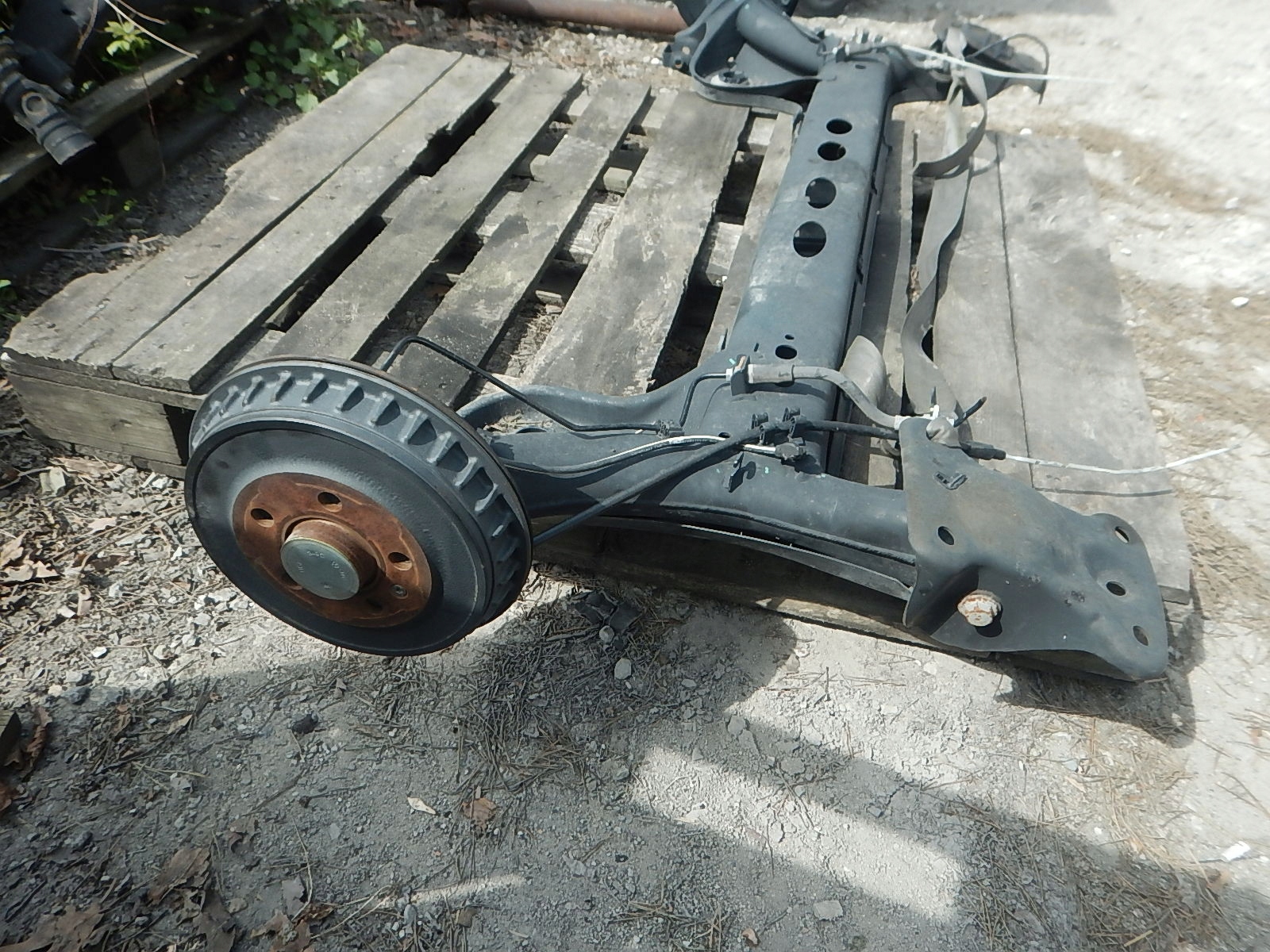 Rear Axle Beam Drum VW Polo VI Skoda Scala Kamiq