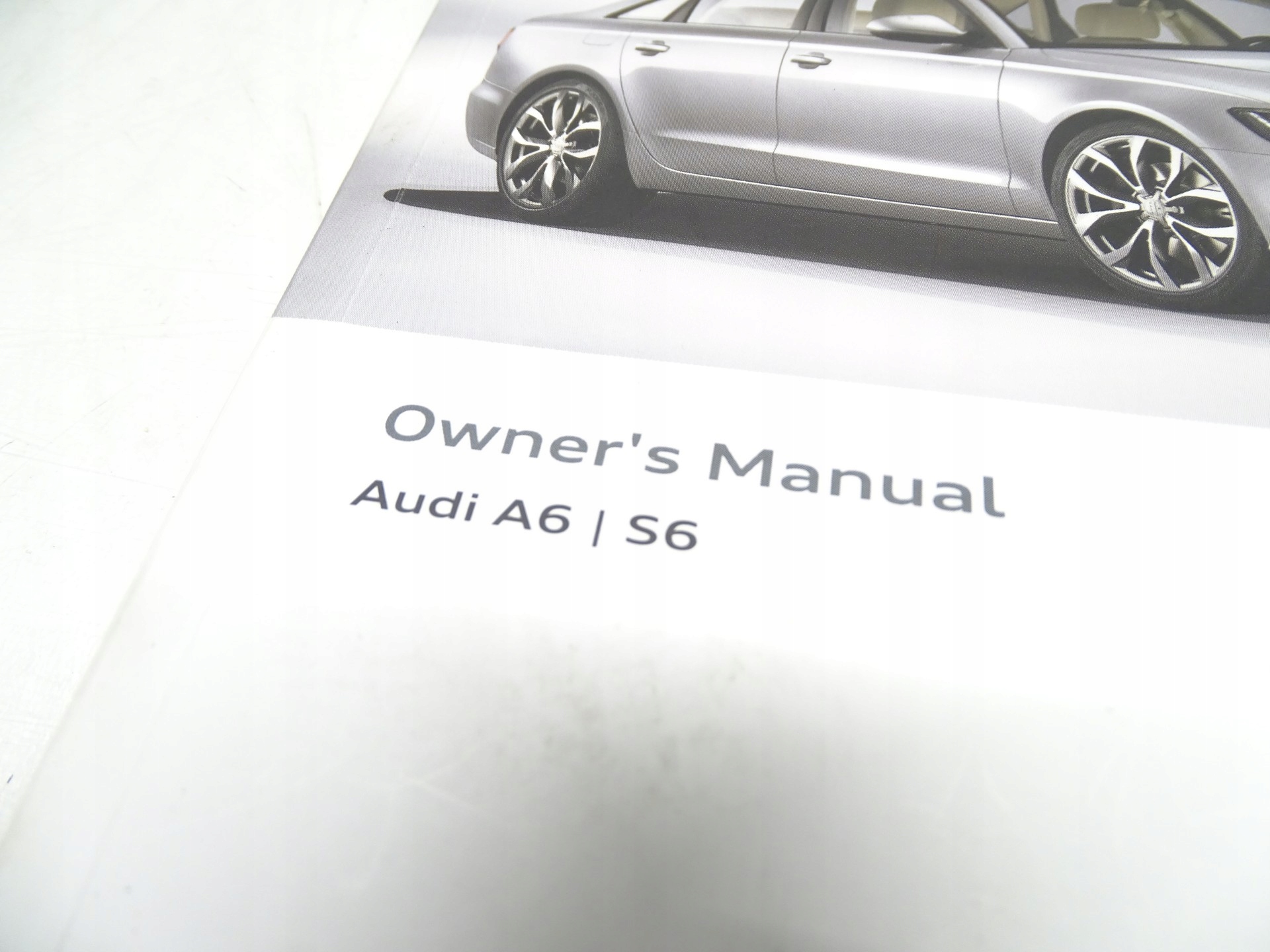 ETUI SERVICE BOOK IN INSTRUCTIONS AUDI A6 C6 RS6 image 4