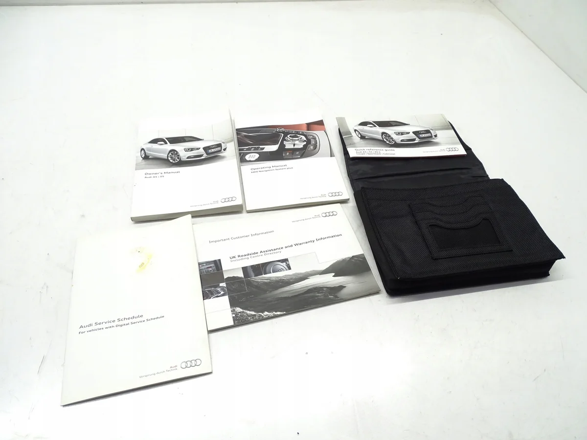 Capa Livro Manual Audi A5 S5 Usada image 3