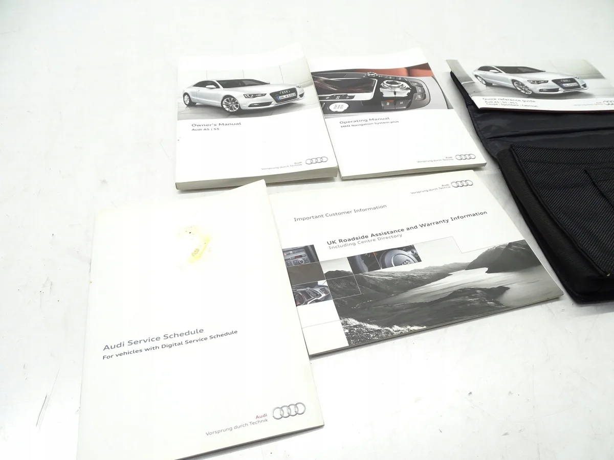 Capa Livro Manual Audi A5 S5 Usada image 4
