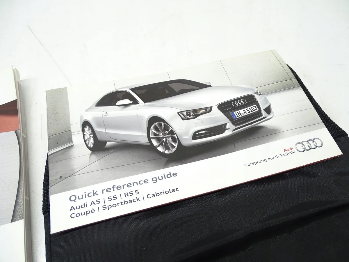 Capa Livro Manual Audi A5 S5 Usada image 6
