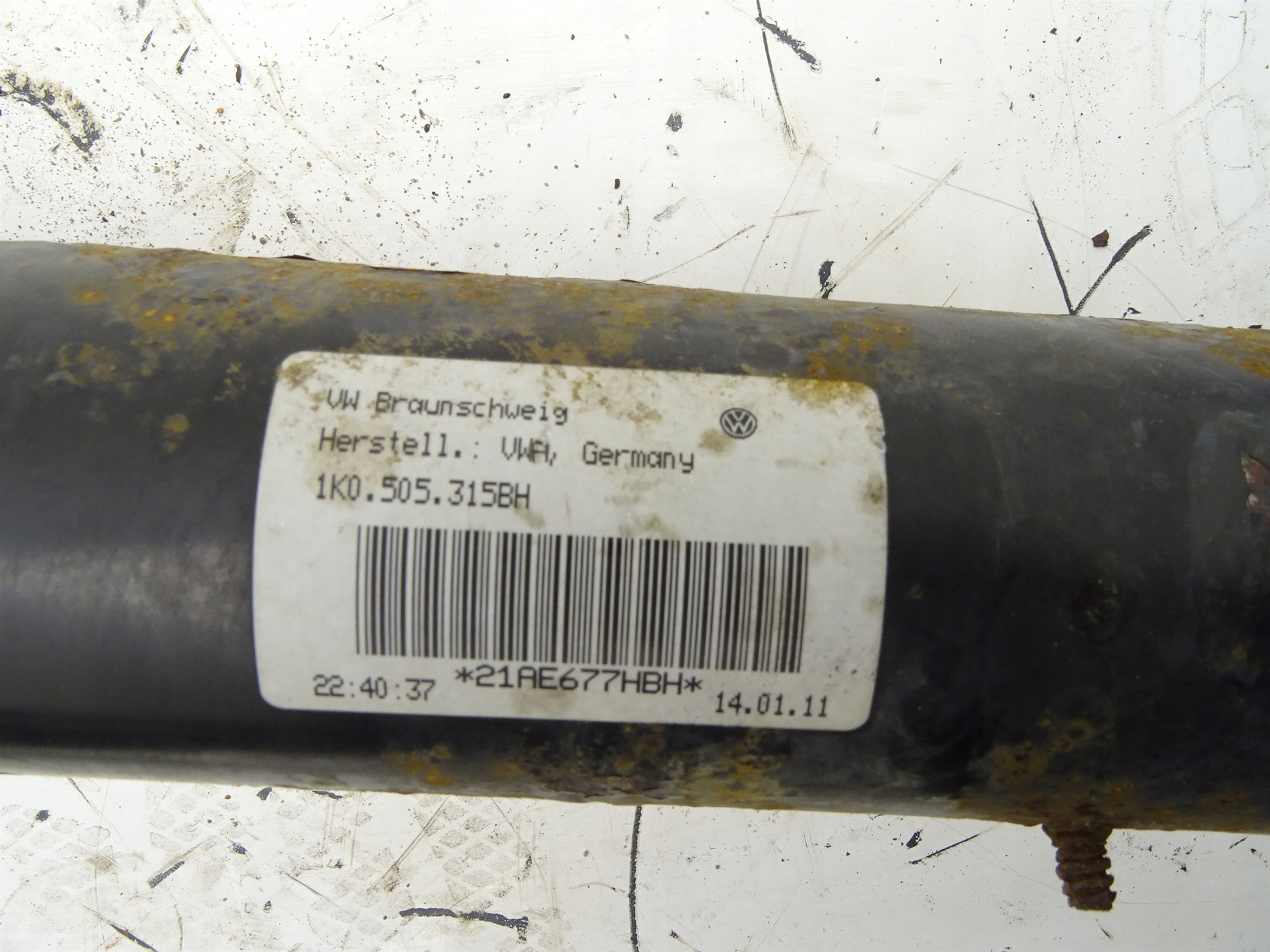 Complete achterophanging balk 1K0505315BH TT 8J 2.0 TFSI image 5