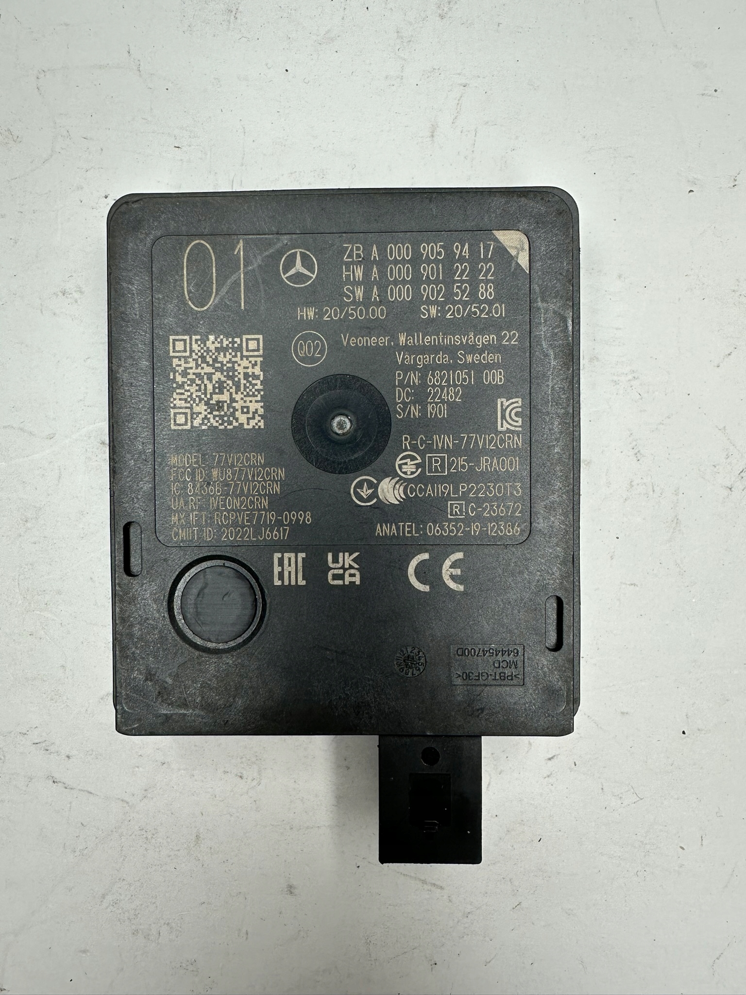 Radar-Sensor hinten Mercedes A0009059417 image 2