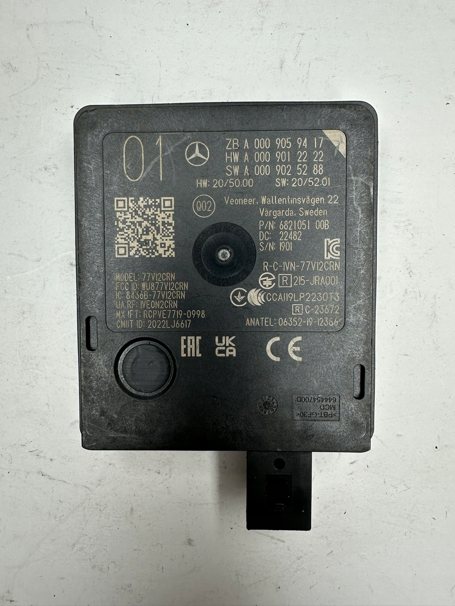 Tutka-anturi takana Mercedes A0009059417