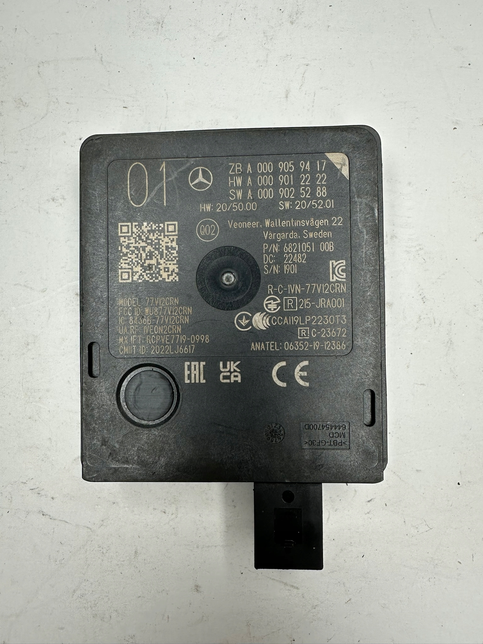 Radar-Sensor hinten Mercedes A0009059417 image 4