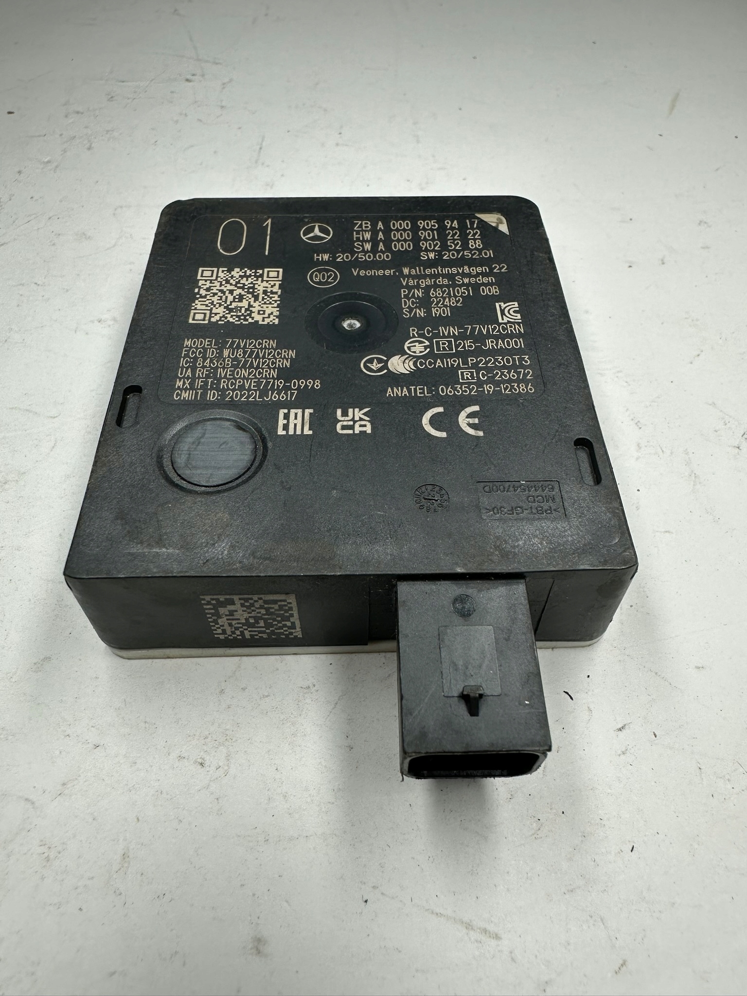Radar-Sensor hinten Mercedes A0009059417 image 5