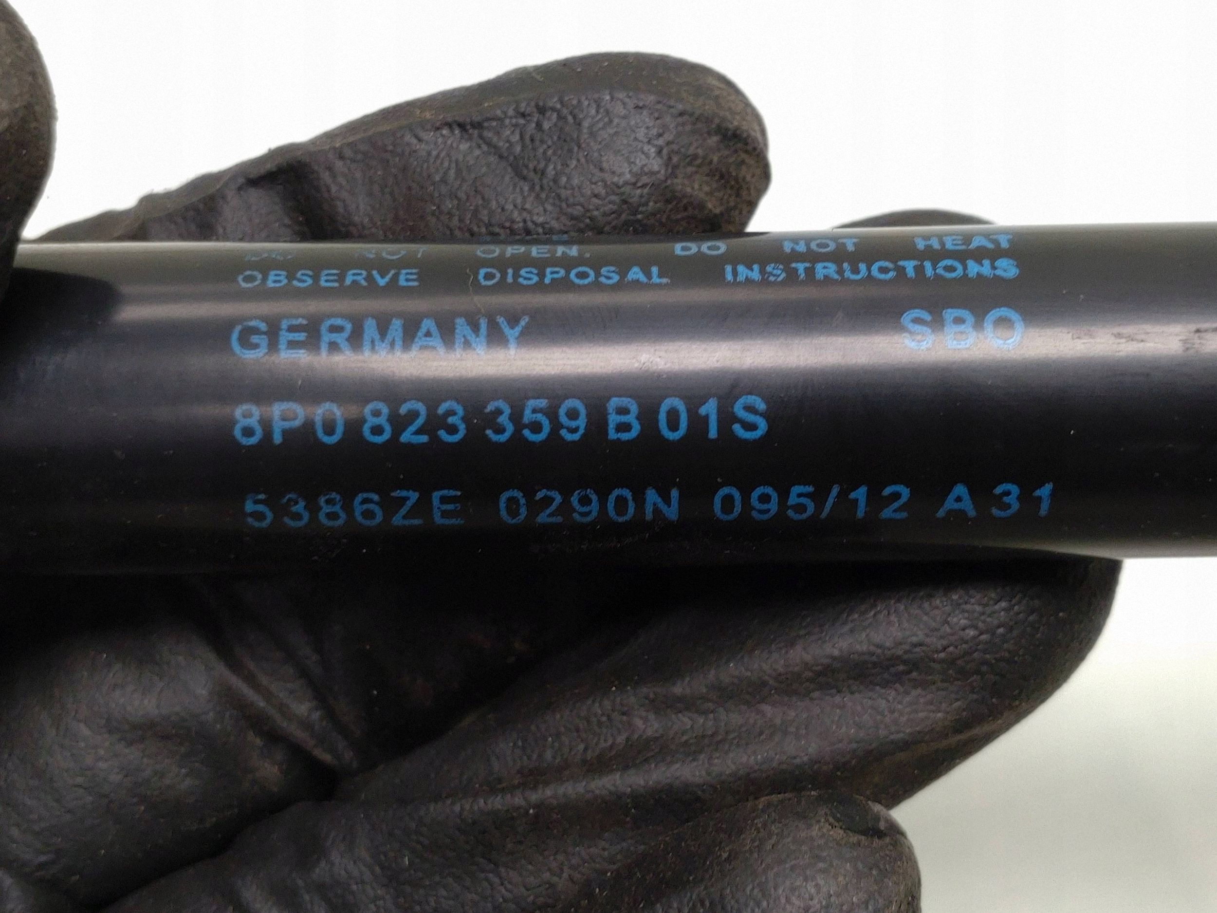 Audi A3 Atuador do capô dianteiro 2008 Hatchback 4/5dr 8P0823359B (07-13) image 6