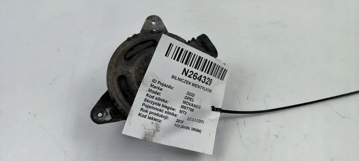 Motor do Ventilador Opel Movano II 2.3 CDTI image 3