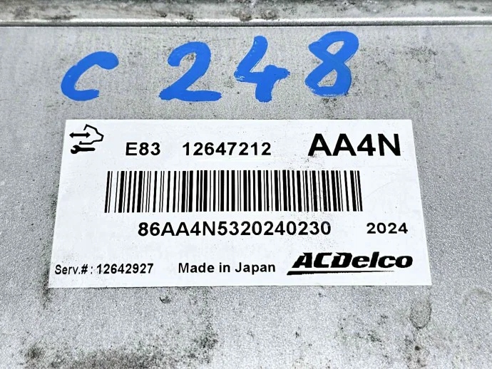 Módulo ECU Opel Astra J [2009-2015] 12647212 1.6 Benz A16XE image 3