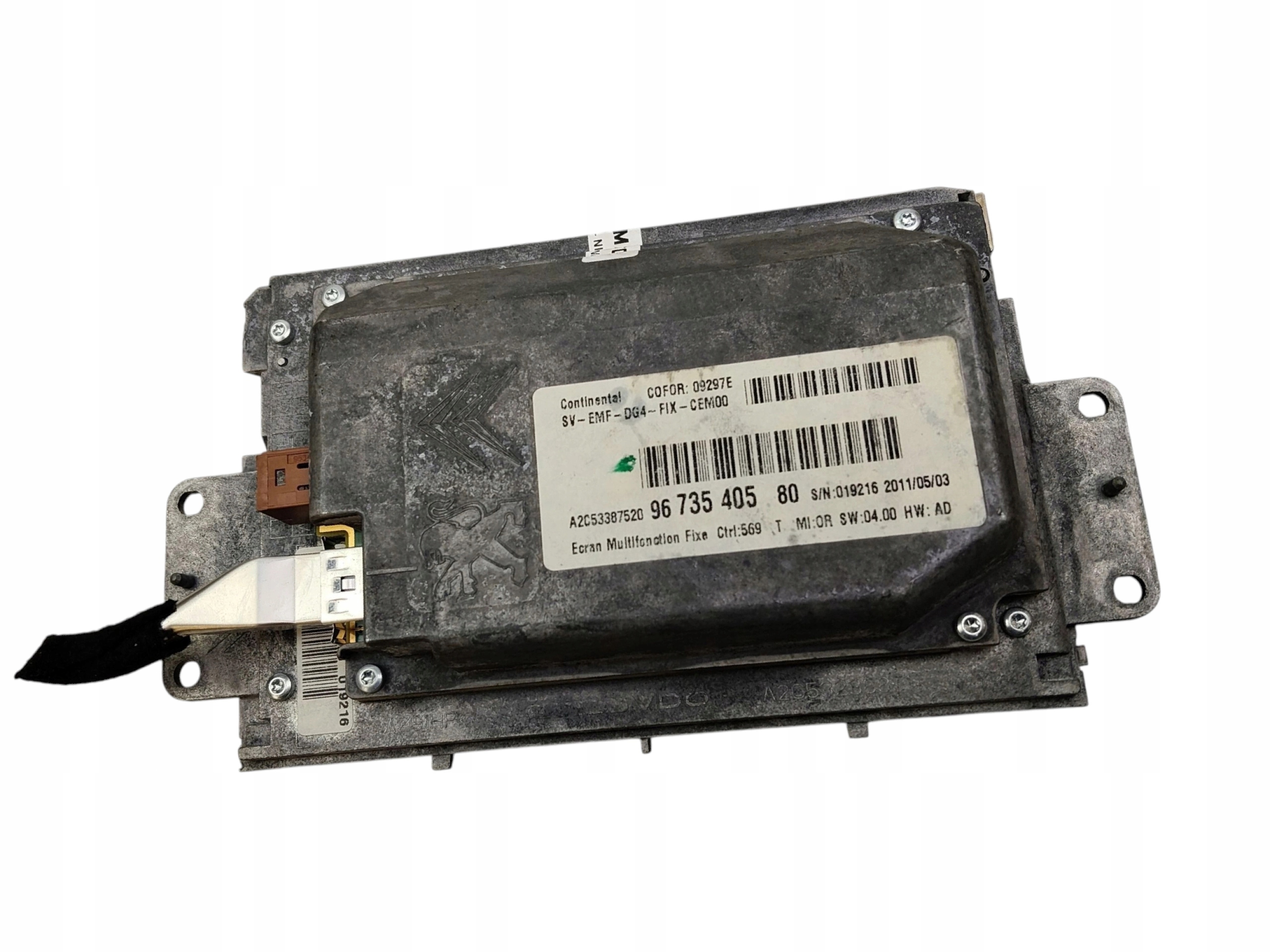 GPS-Navigationsdisplay Citroen C5 III X7 RT6 NG4 OEM 9673540580 image 3