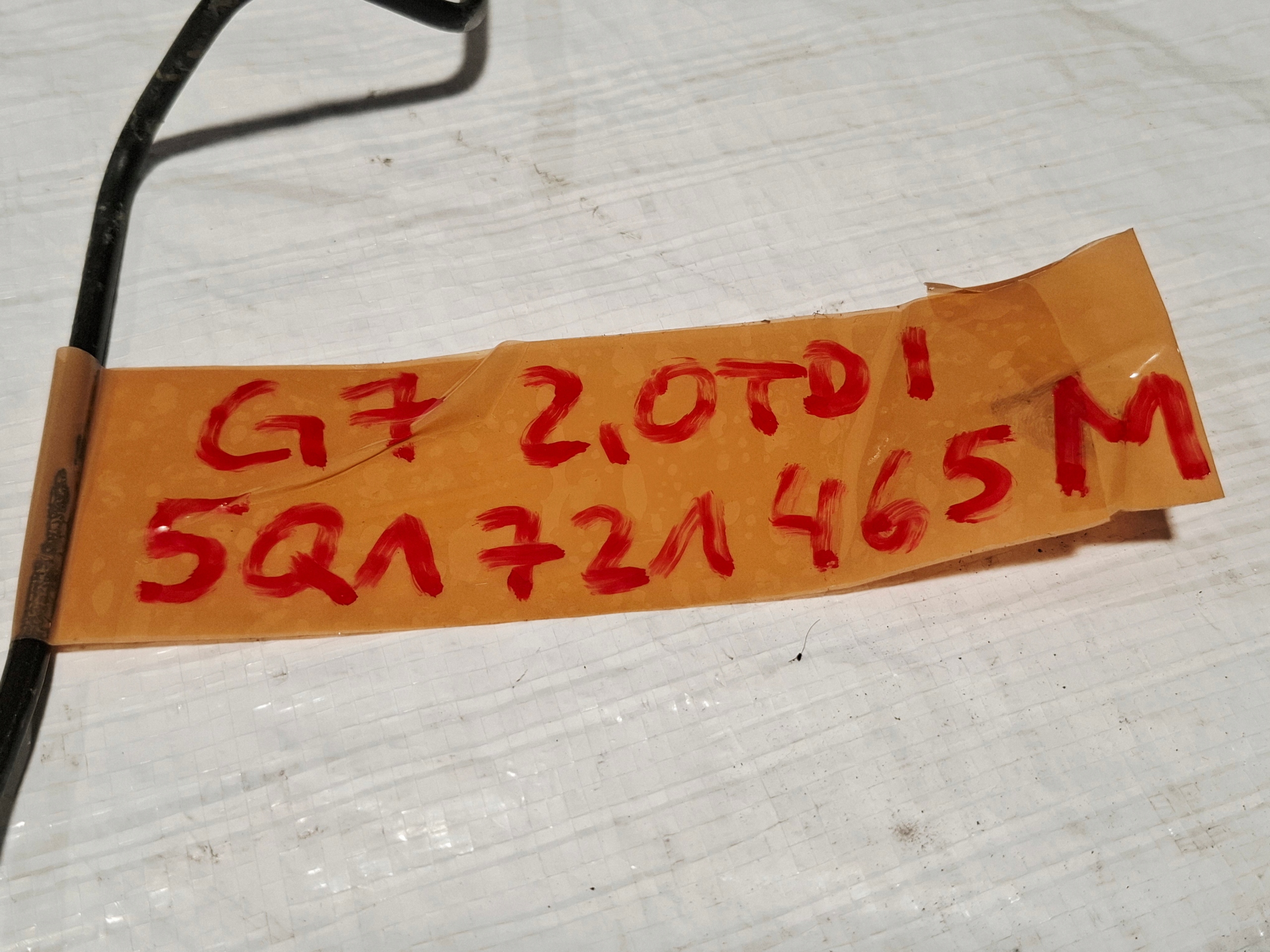 Flexible d'embrayage VW Golf VII 7 5G0 2.0 TDI CRBC 5Q1721465M image 5
