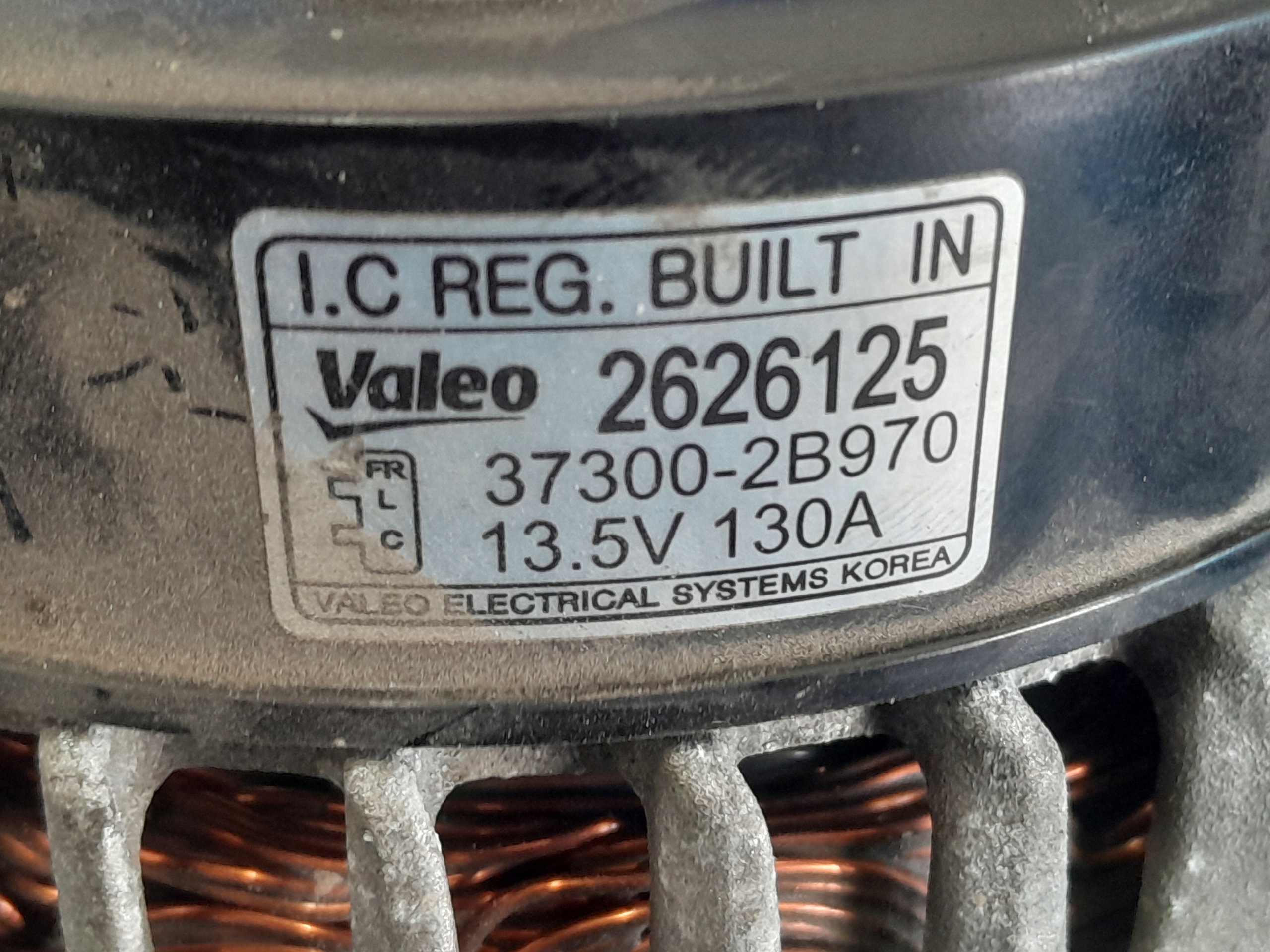 Alternator 37300-2B970 Hyundai Tucson 1.6 GDI G4FD