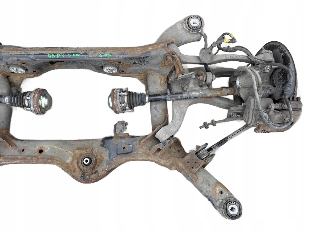 AUDI A8 D4 3.0 TDI Suspension arrière triangle complet image 3