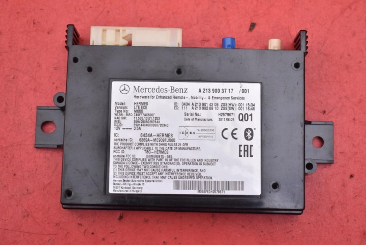 Module télématique A2139003717 Mercedes Classe E W213 2.0 CDI 194 ch