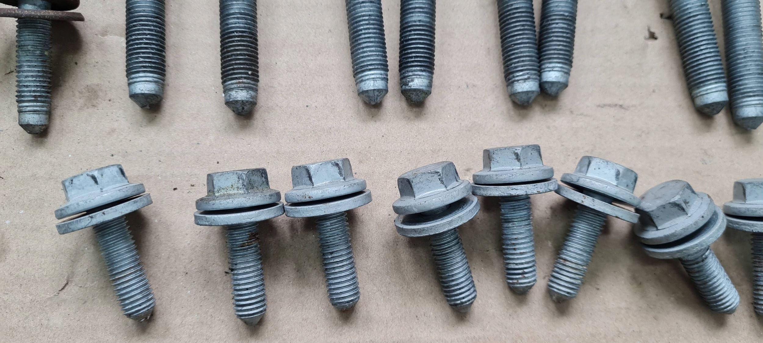 A5 8T Front Sled Bolts Set A4 B8 Lift OEM SRUBYPRZODA58T