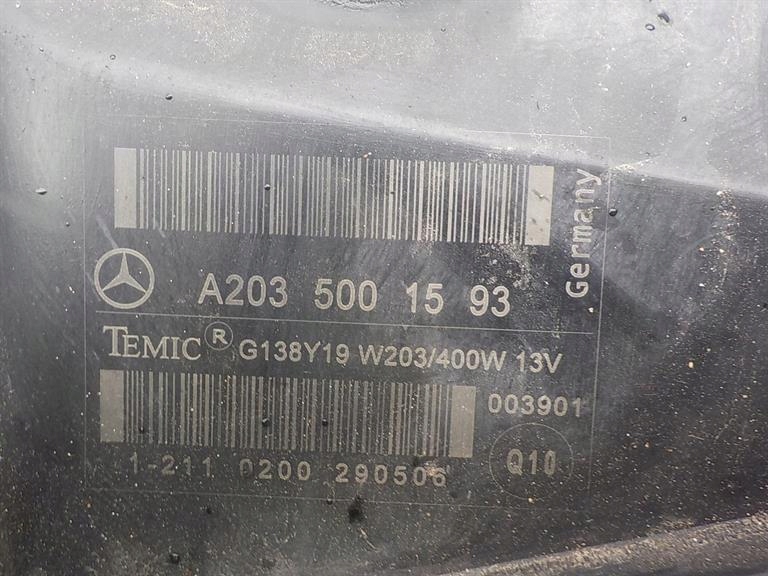 Mercedes-Benz OE A2035001593 radiator fan shroud