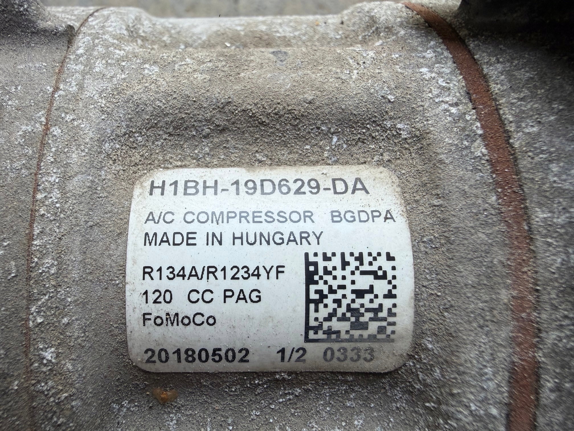 Ford OE H1BH-19D629-DA Klimakompressor image 4