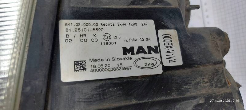 Faro Derecho MAN TGS/TGX 07-14 81251016522 image 3