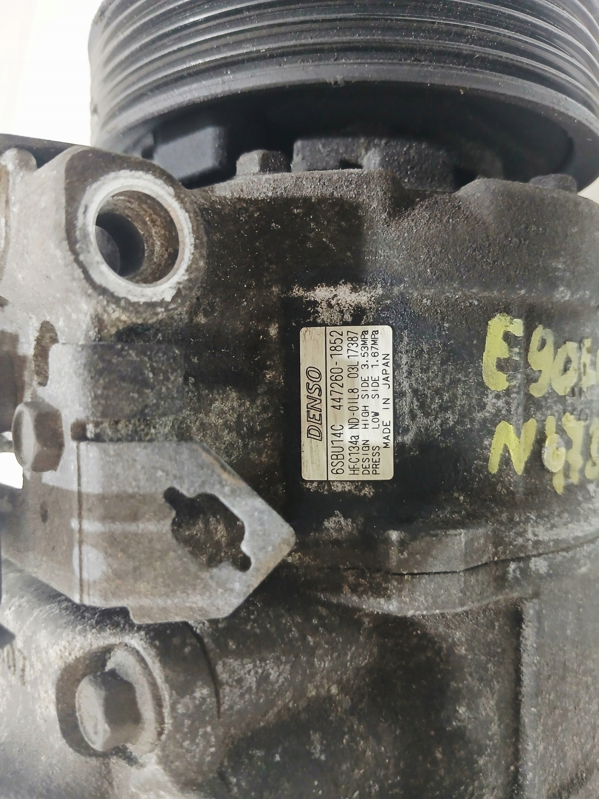 Ilmastointikompressori BMW E90 E87 E60 2.0D 177HV 447260-1852 image 3