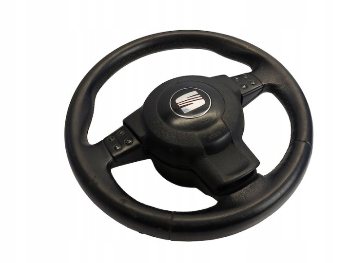 Ohjauspyörä Seat Altea XL Toledo III 3 turvatyyny nahka multi