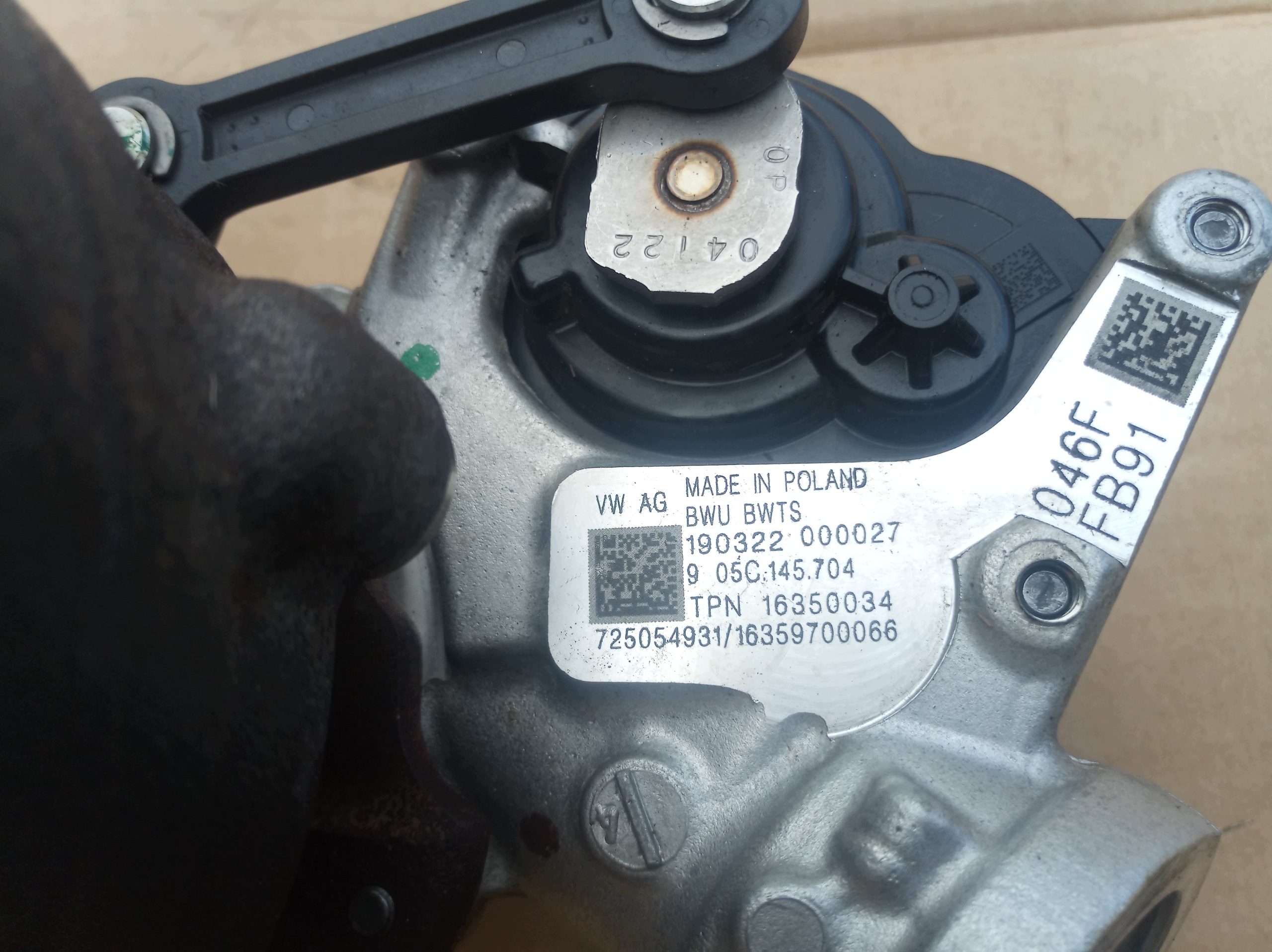 Turbo VW T-Roc (A11) 1.0L 85kW OEM 05C145704 image 5