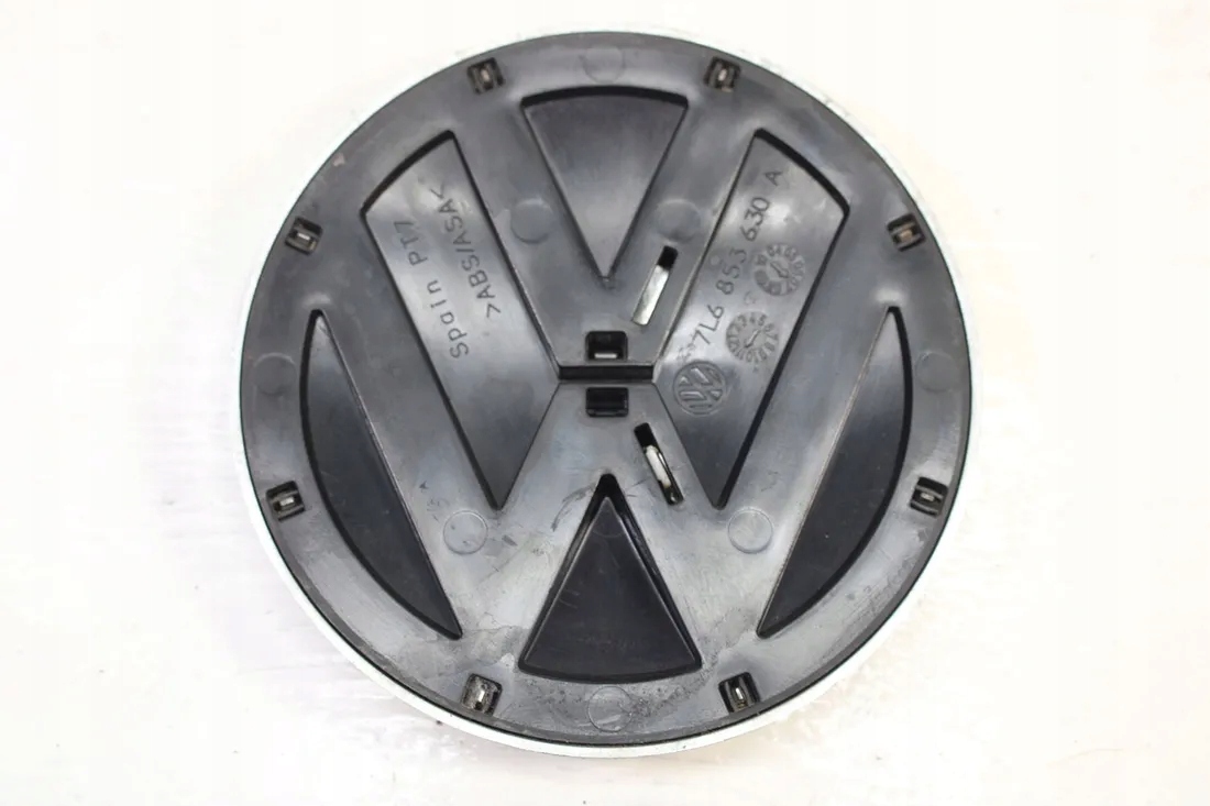 VW Touareg Tailgate Emblem Badge 7L6853630A OEM 140mm image 3