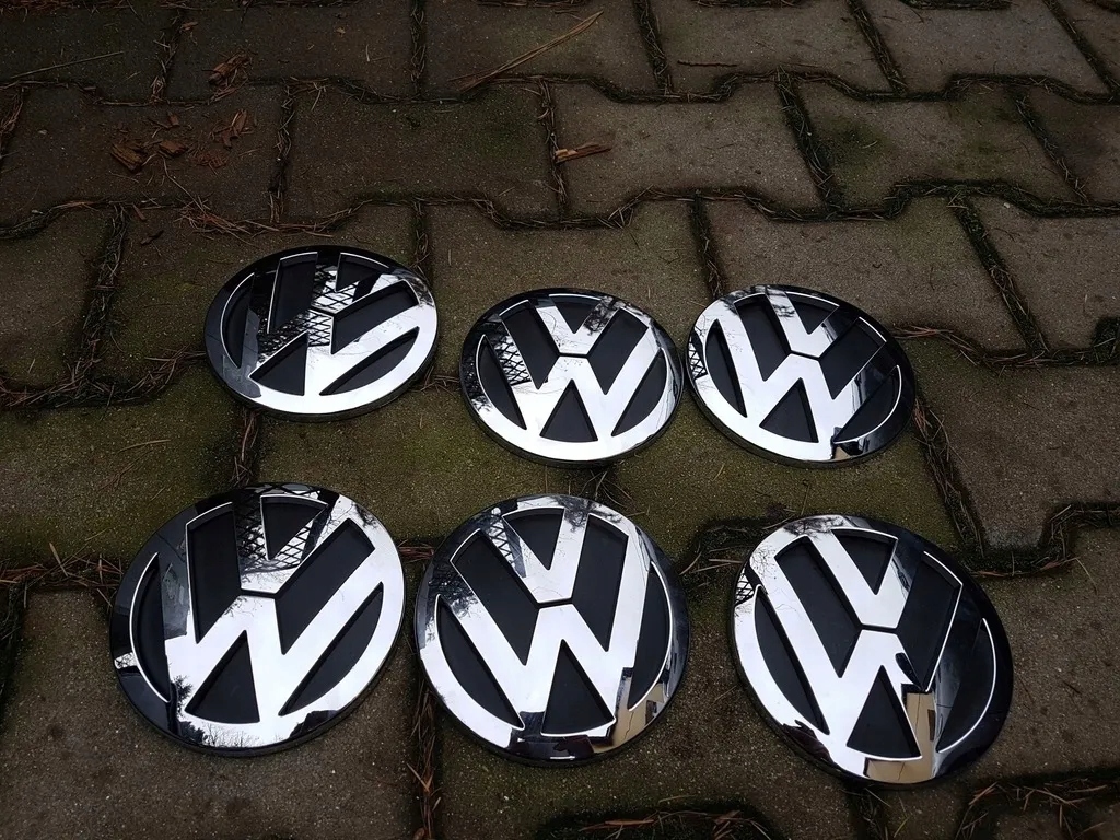 VW Touareg Tailgate Emblem Badge 7L6853630A OEM 140mm image 4