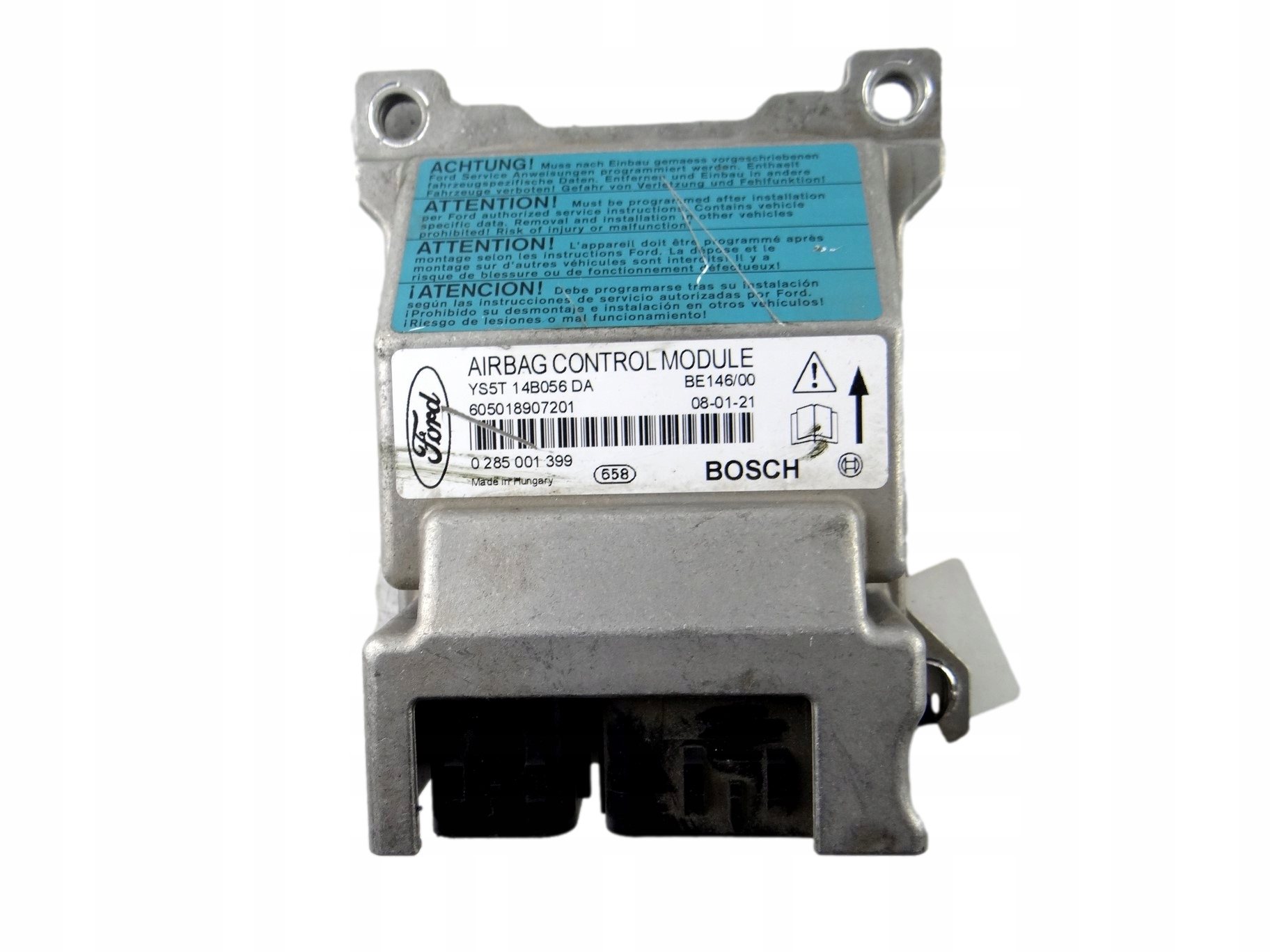 Módulo Sensor Airbag Ford KA OEM 0285001399 image 2