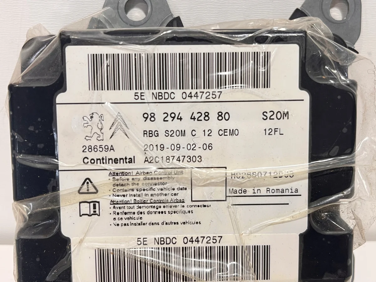 CITROEN C3 III MODULE CAPTEUR AIRBAG 9829442880 image 3