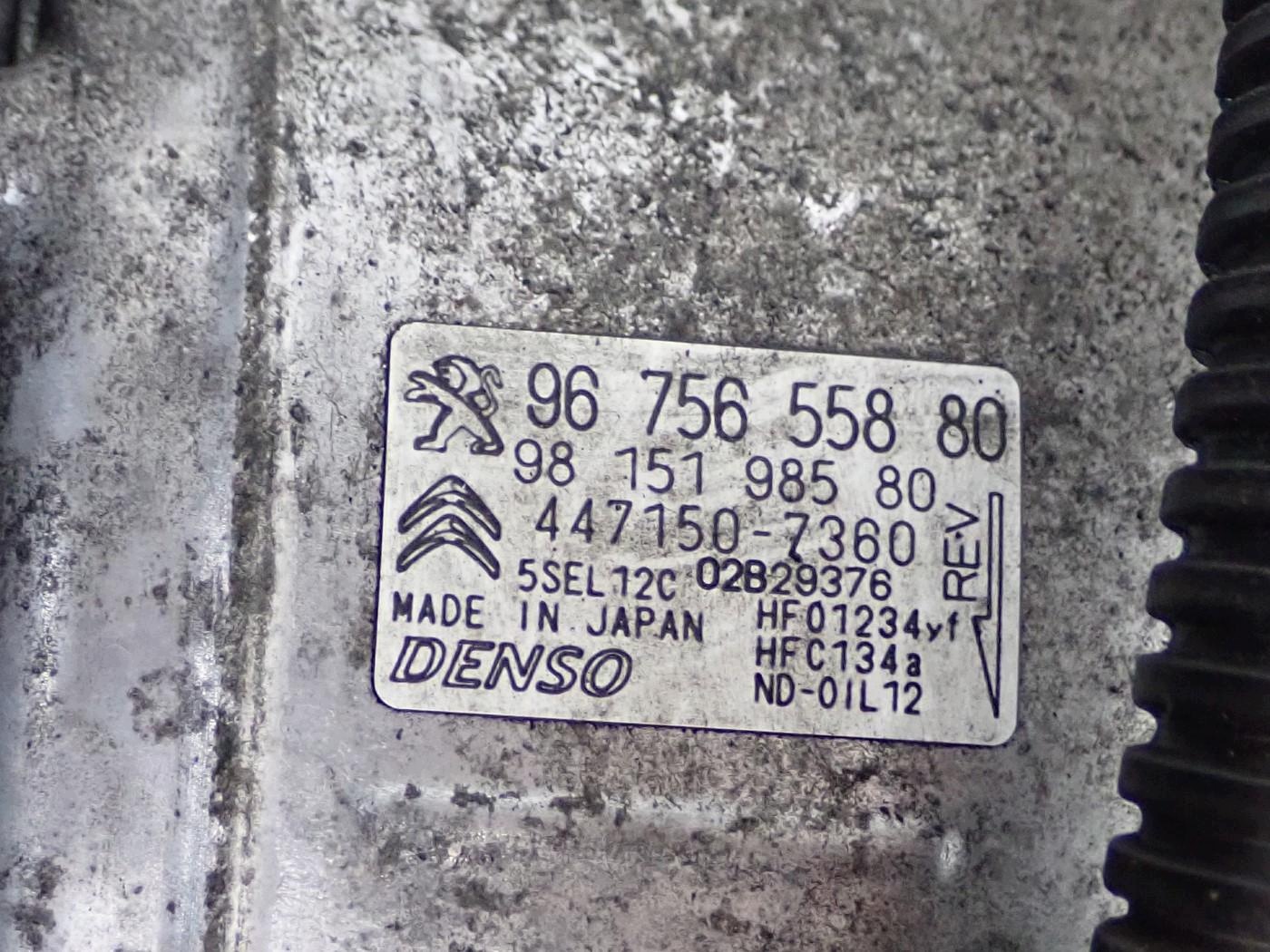 Denso 9675655880 Ilmastointikompressori image 4