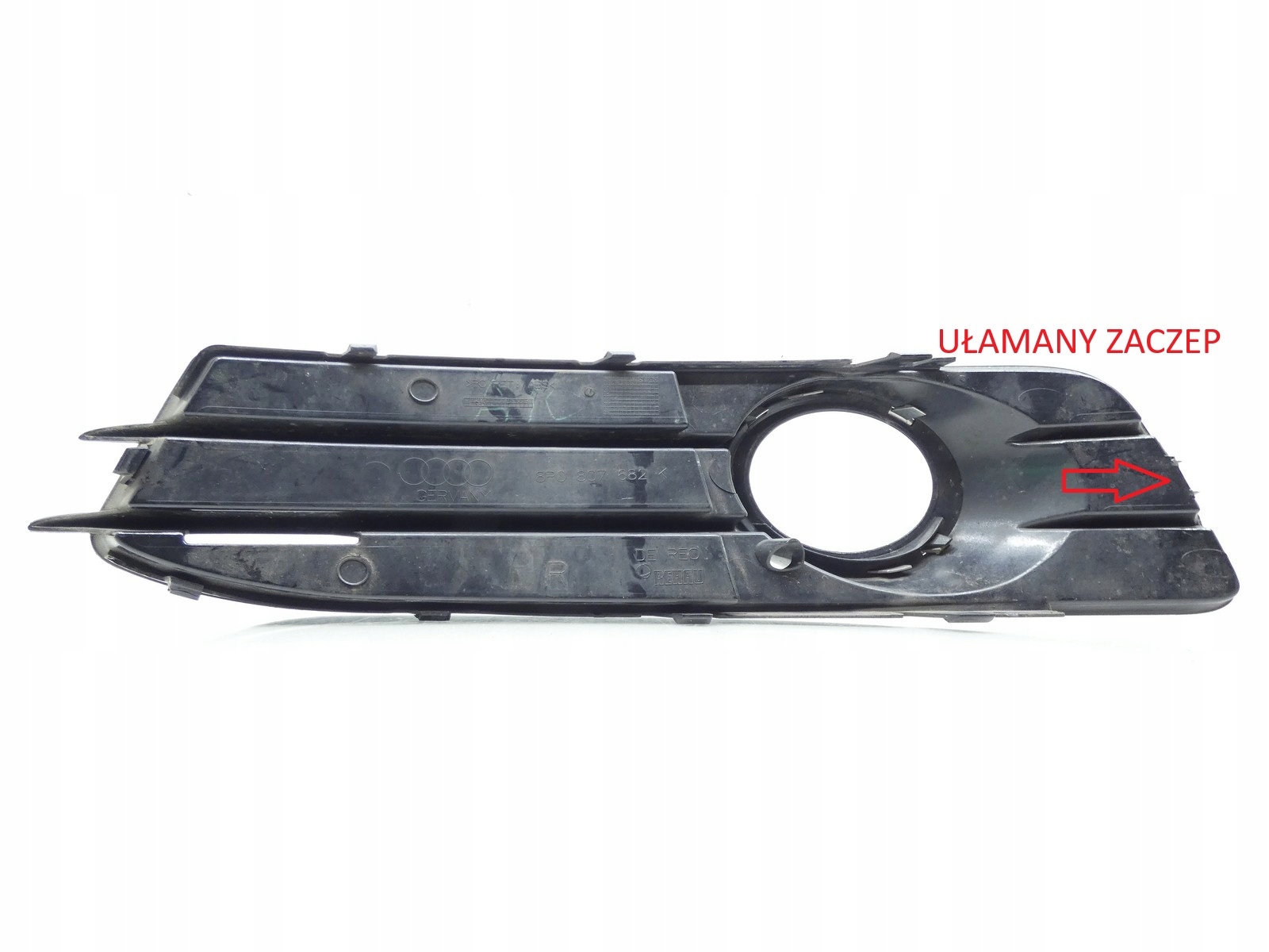 Grade di para-choque dianteiro direito Audi A3 8P Lift S-Line 8P0807682K image 4