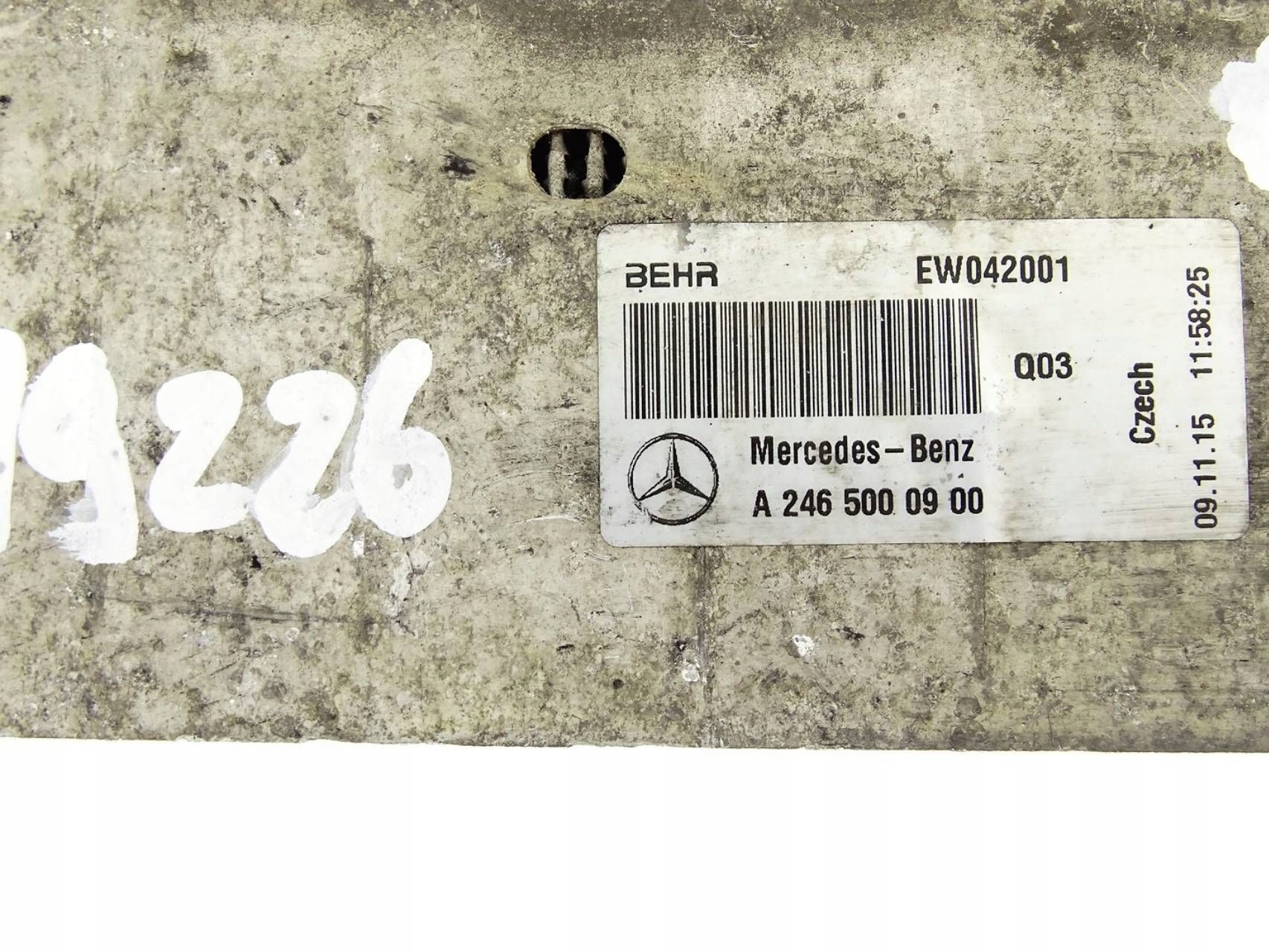 Intercooler Mercedes W176 CLA W117 2.2 CDI WAH43118 image 5