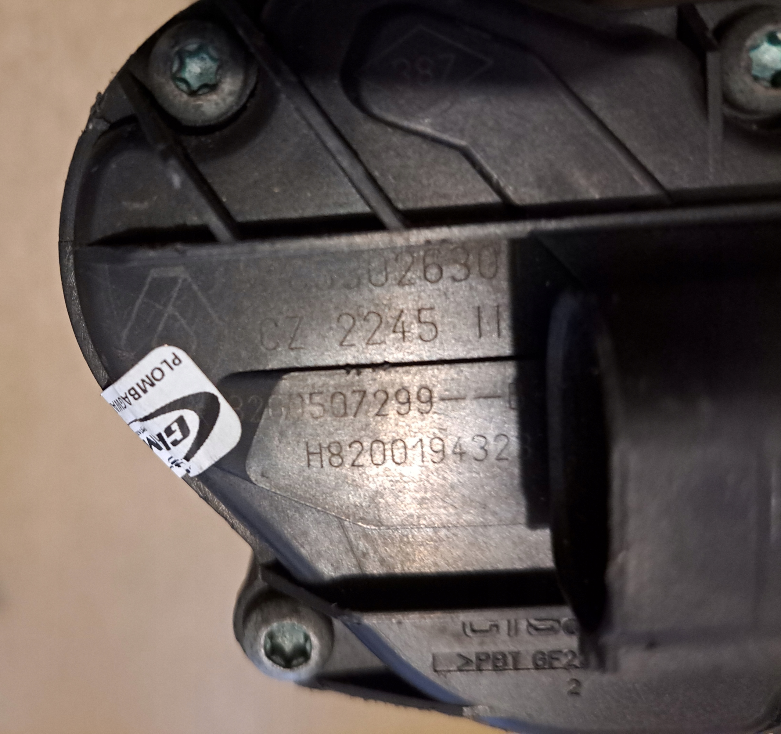 EGR Valve Renault 1.9 dCi 8200507299 image 6