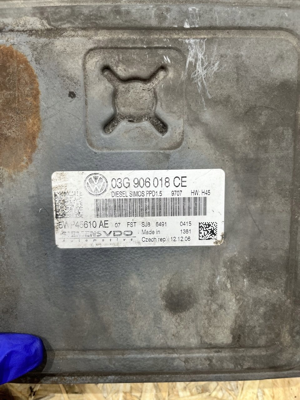 Motorregeleenheid Passat B6 2.0 TDI 16V 03G906018 image 3