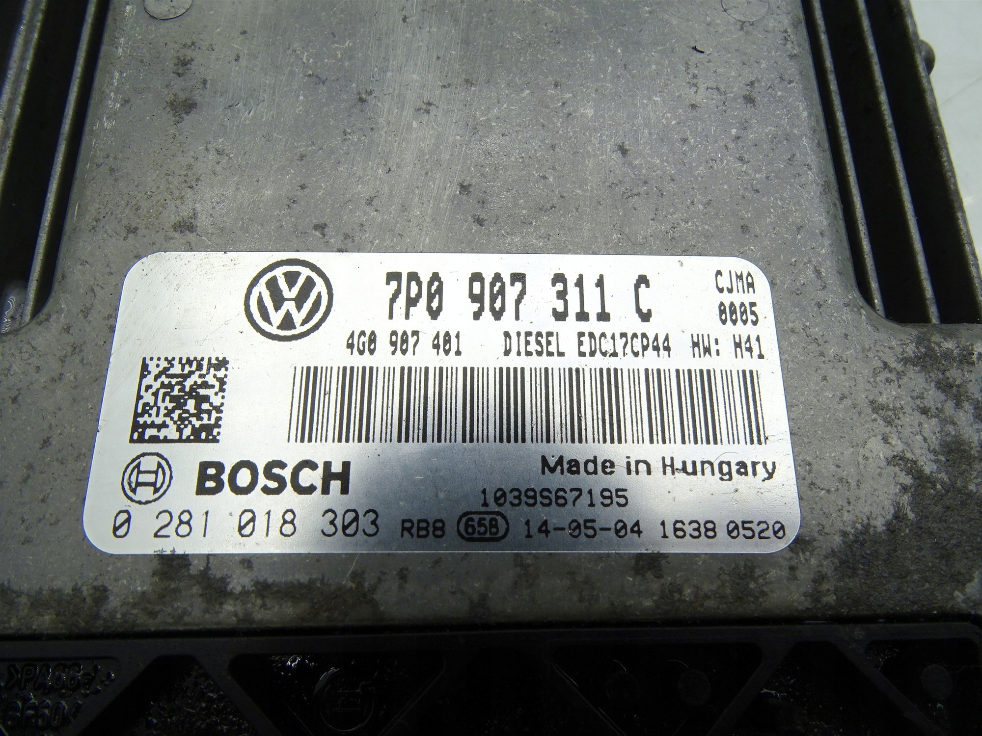 Computadora módulo motor CJMA 7P0907311C VW Touareg II 7P 3.0 TDI image 6