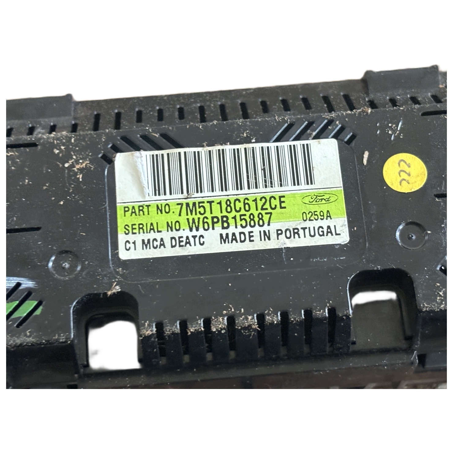 Panel Climatronic Ford Kuga MK1 2008-2010 7M5T18C612CE image 3