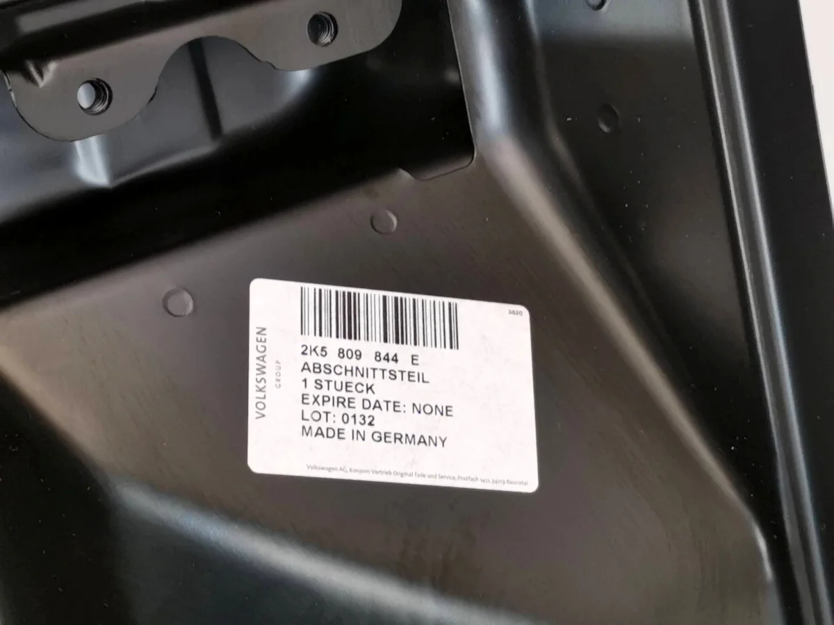 Sidopanel bakre höger VW Caddy 2K5 image 3