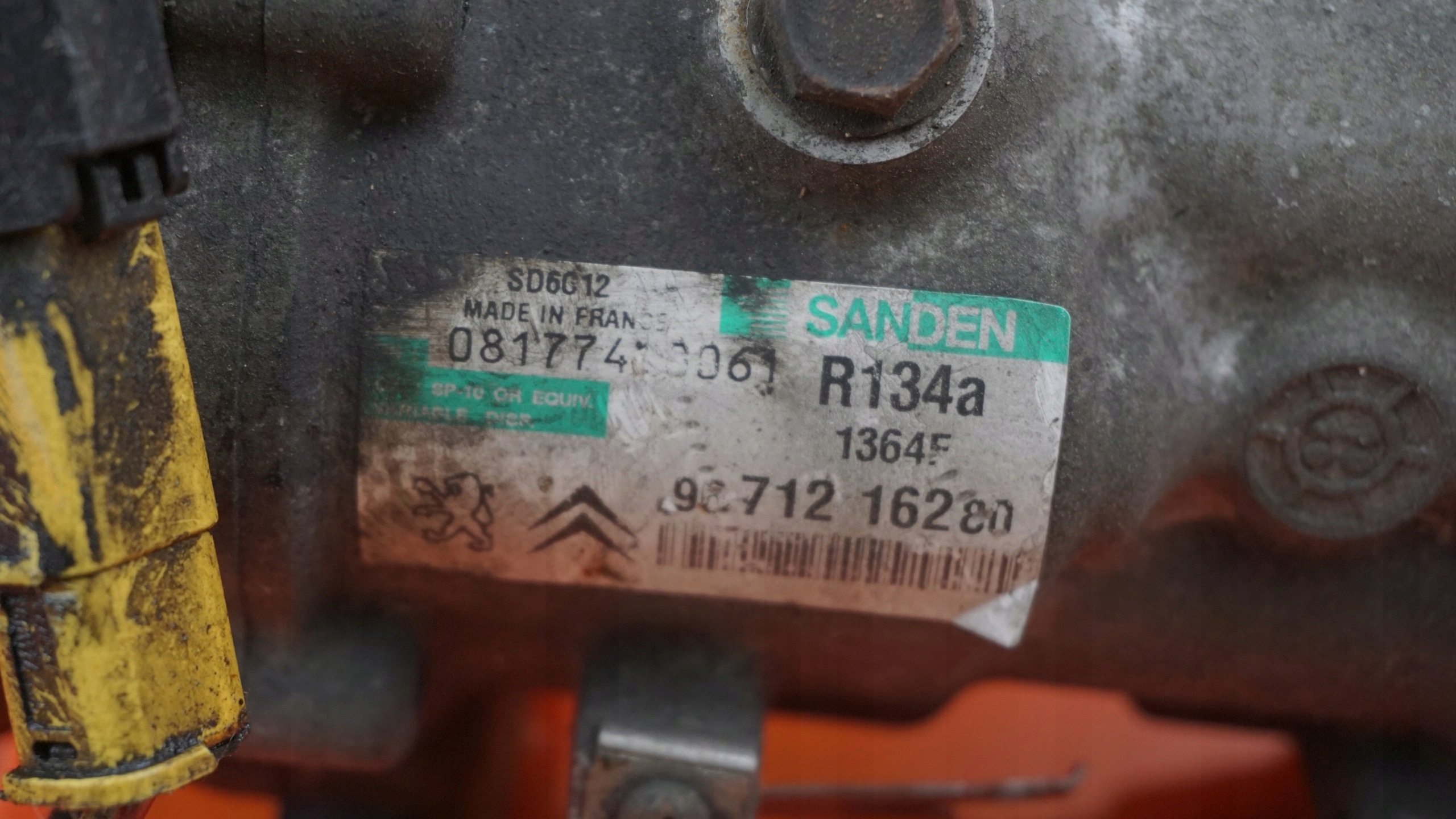 Airco compressor 9671216280 Peugeot 308 1.6 HDI 07- image 7