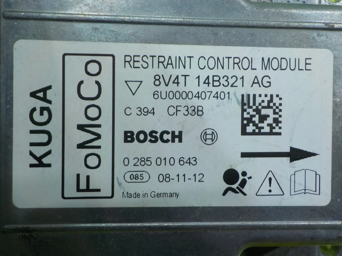 Módulo Sensor Airbag Ford Kuga MK1 2.0 TDCI image 4