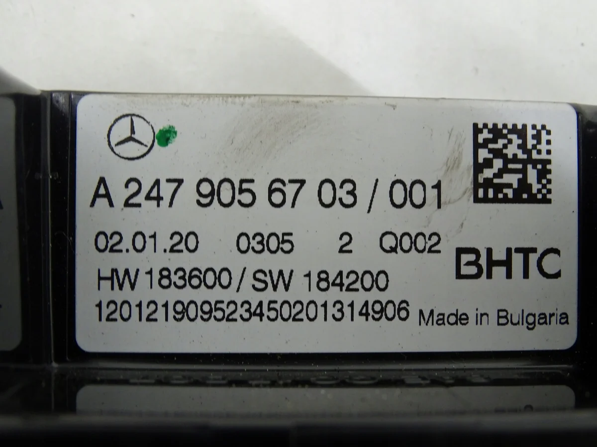 Panneau commande climatisation Mercedes A2479056703 image 4