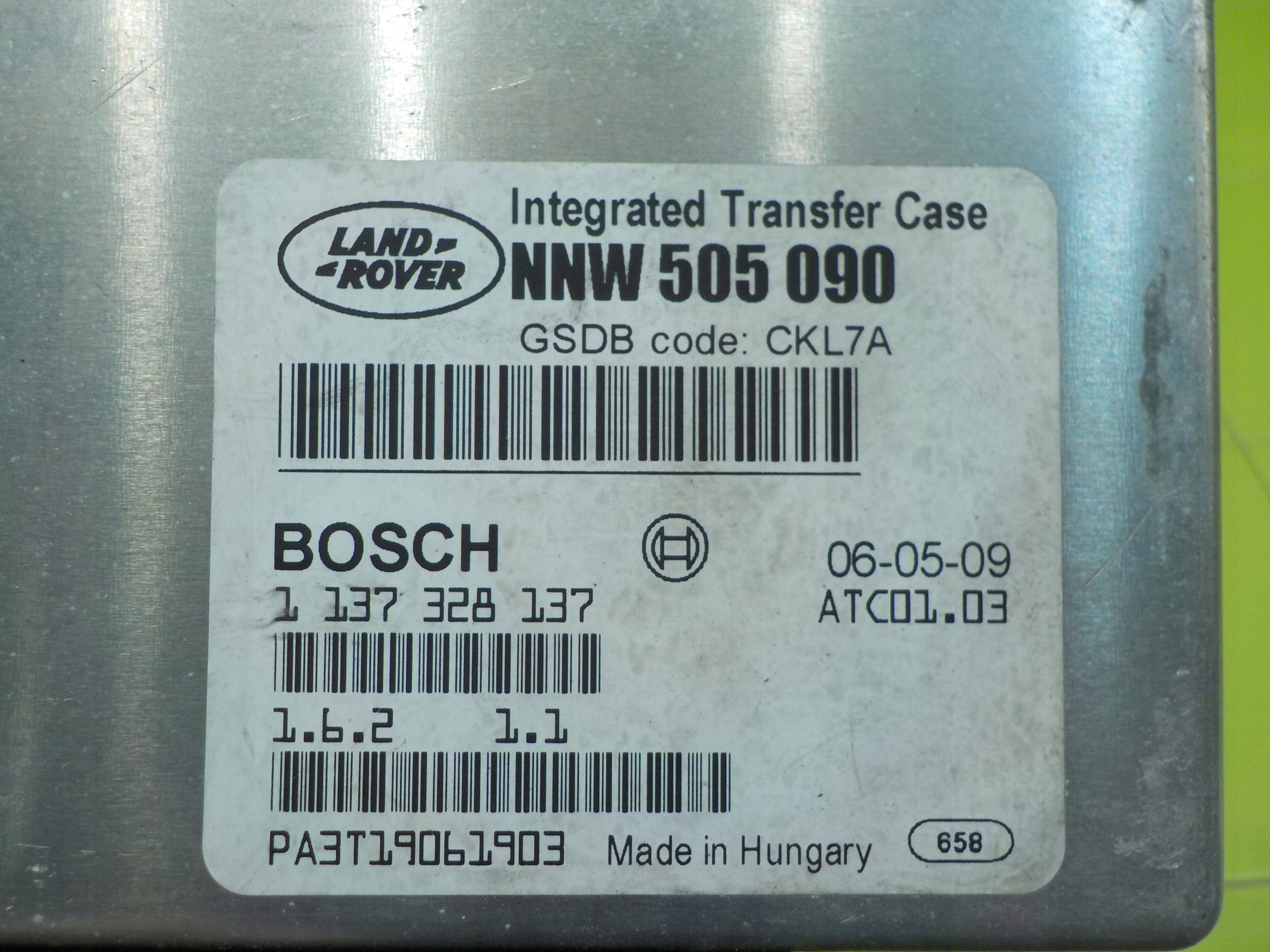 2005 Land Rover Range Rover Sport ECU NNW505090 image 4