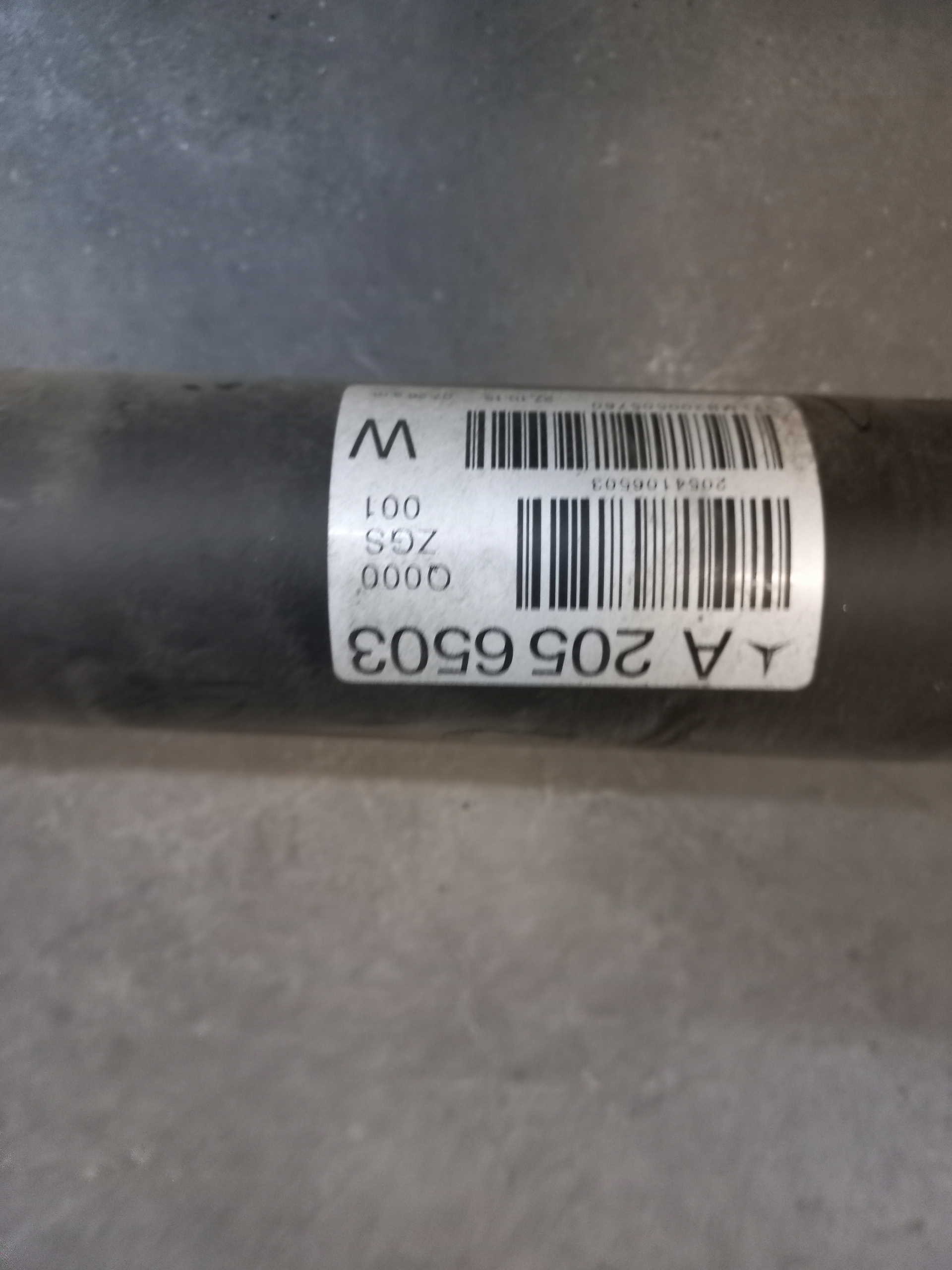 MERCEDES W205 C205 A205 drivaxel A2054106503 image 5