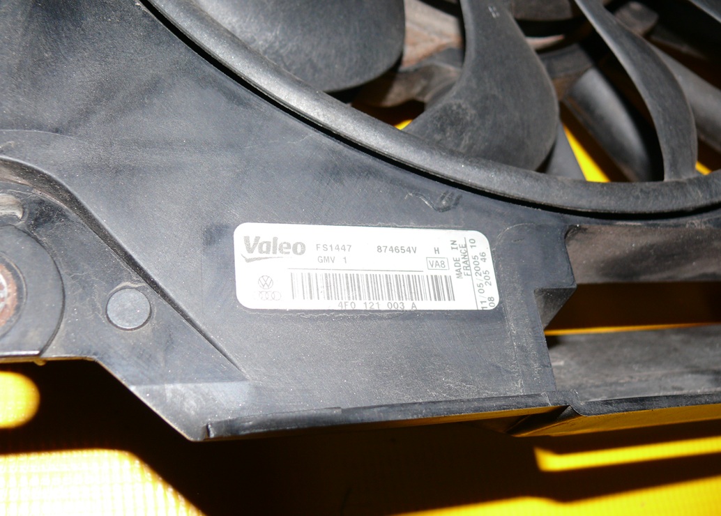 Jäähdyttimen tuuletinmoduuli Audi A6 C6 3.2 FSI V6 255KM AUK 04- image 3