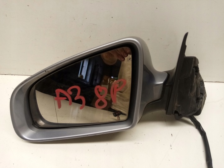 Vasen sähköpeili AUDI A3 8P A38P 03-08r. =OEM= europa LZ5C 5PIN