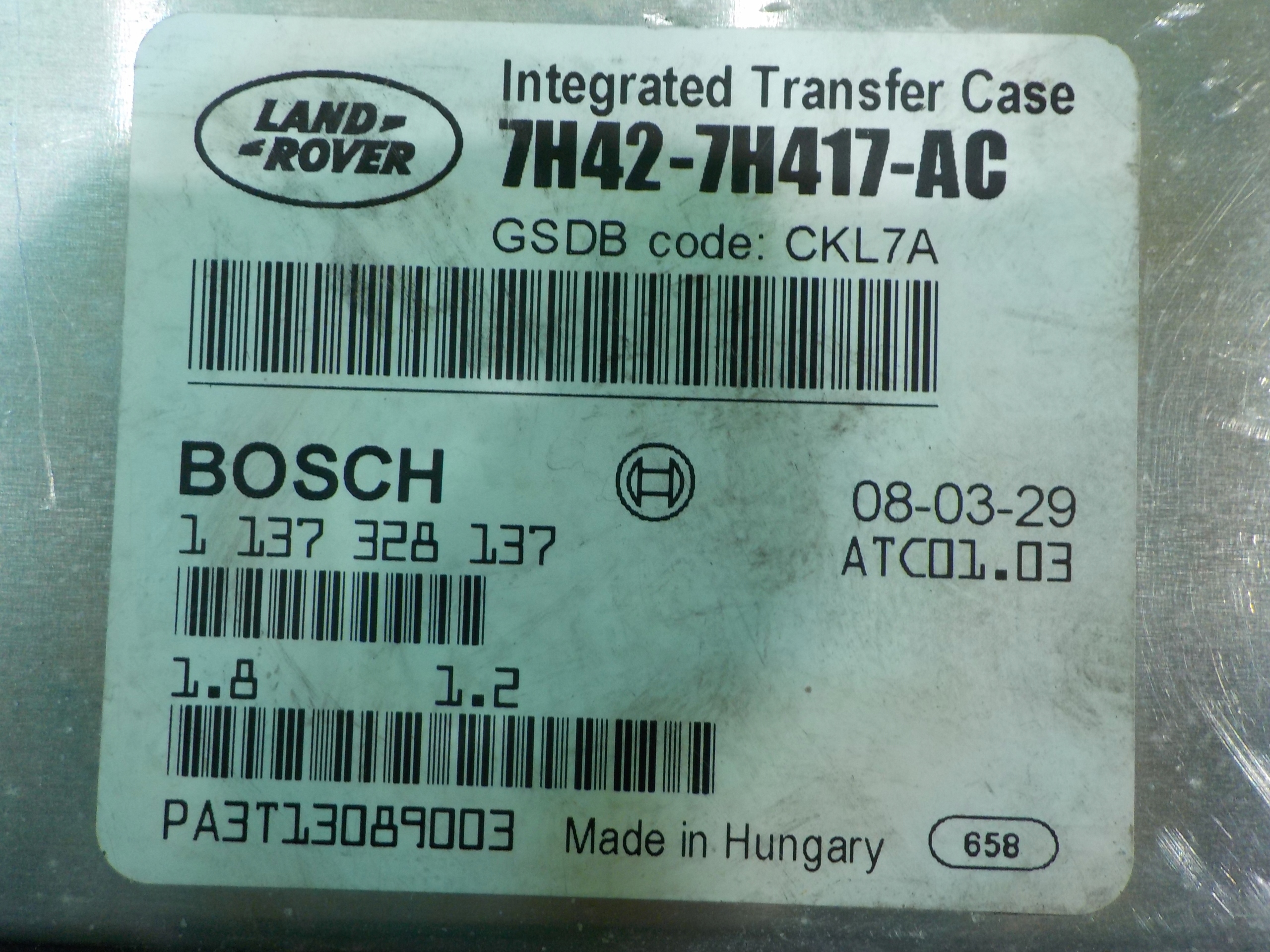 Module de propulsion Range Rover Sport 7H42-7H417-AC image 5