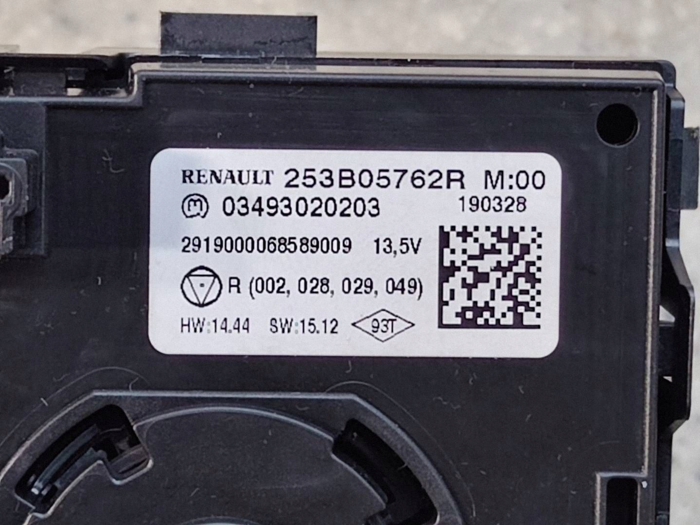 MMI Radio Panel Schalter 253B05762R Renault Talisman image 5